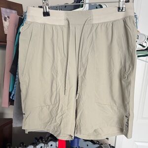 lululemon athletica Beige Athletic Shorts